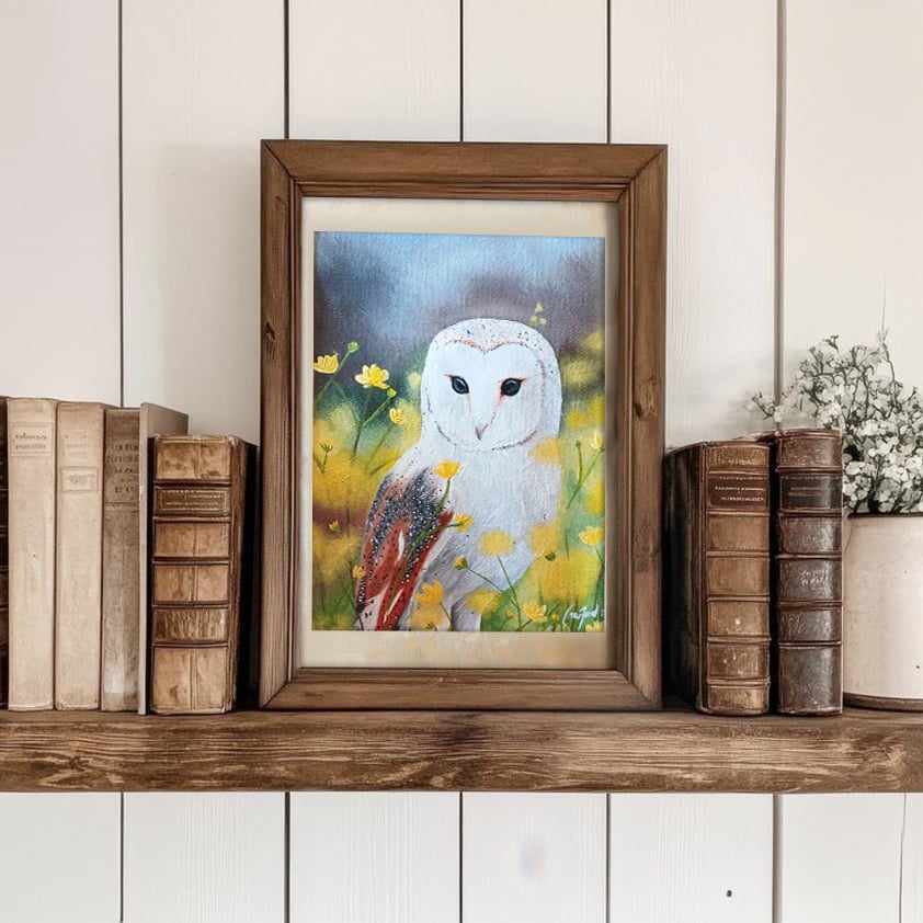 owl, owl rescue centre, owl art, interior design, oil painting, wild life art, paintings, art, trending, unique art, Cindy Crawford, fine art painting