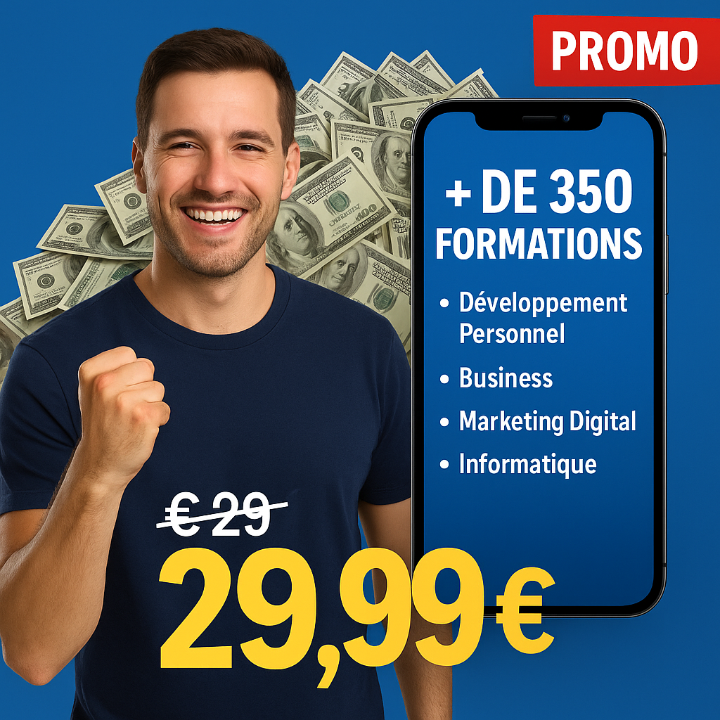 Pack premium de plus 350 formations - Payhip