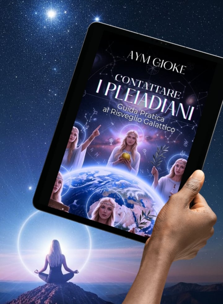 Copertina del libro Contattare i Pleiadiani