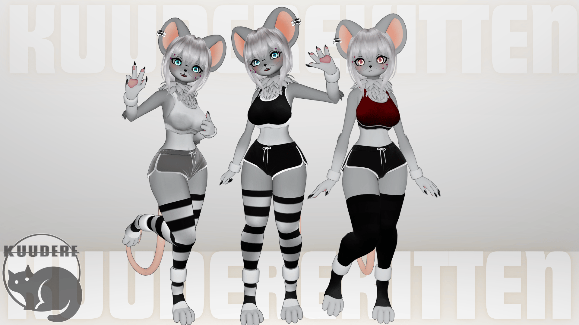 Tina, Furry Mouse Girl Avatar [VRCFT][ OPTIMIZED][SFW][PC/QUEST][VRCHAT ...