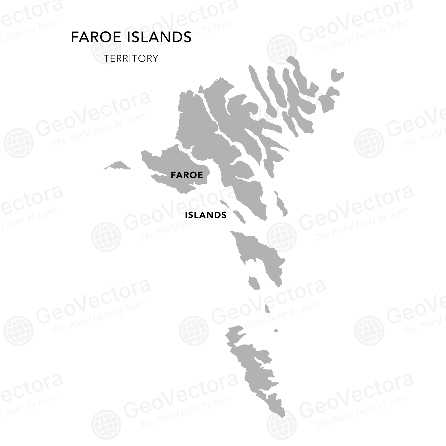 Geovectora - FAROE ISLANDS - Territory
