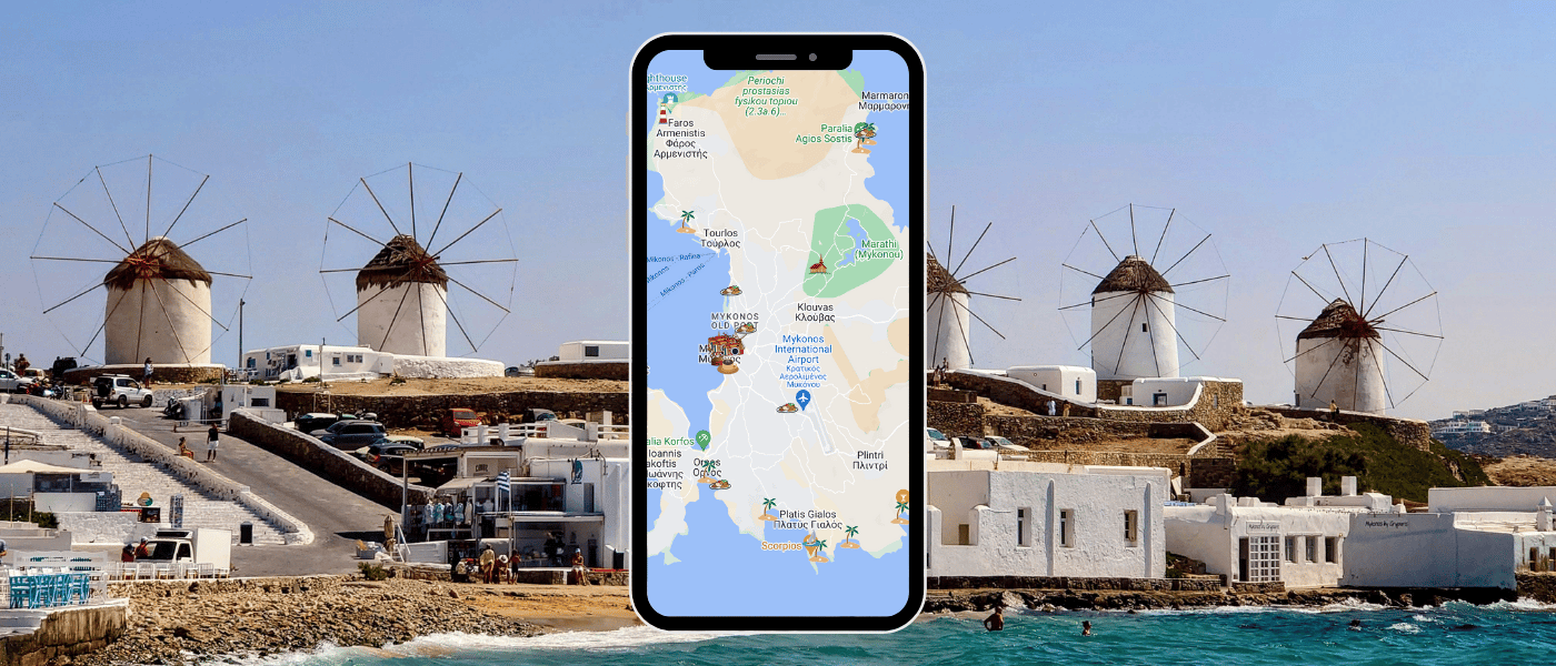 Mykonos: Hartă Google Maps - Payhip