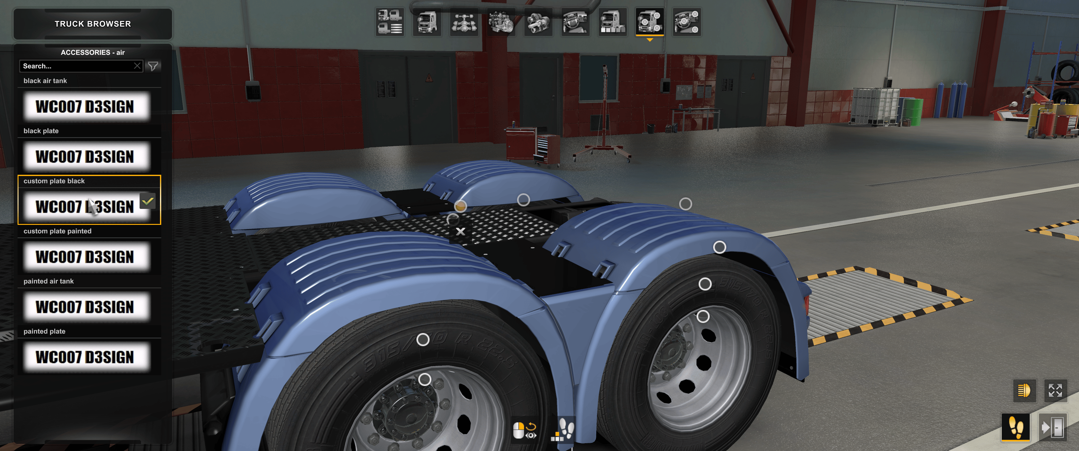 *[air tuning part] Scania NG rear fender covers - Payhip
