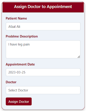 hospital management system spring boot react js doctor appointment