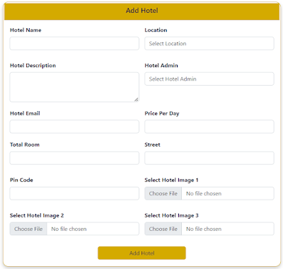 hotel management system springboot reactjs add hotel