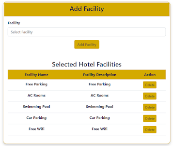 hotel management system springboot reactjs hotel facilities