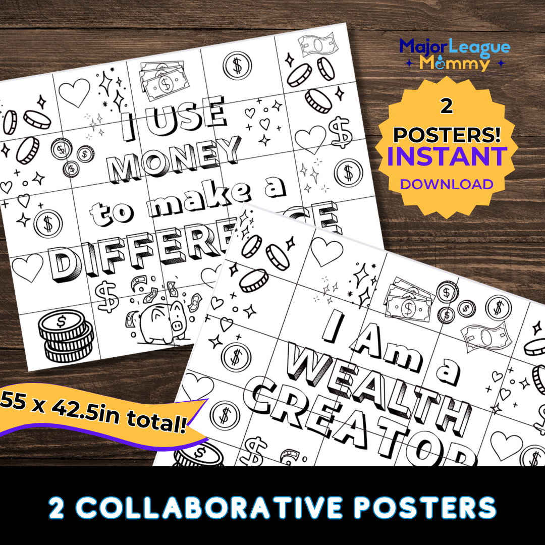money mindset collaborative posters