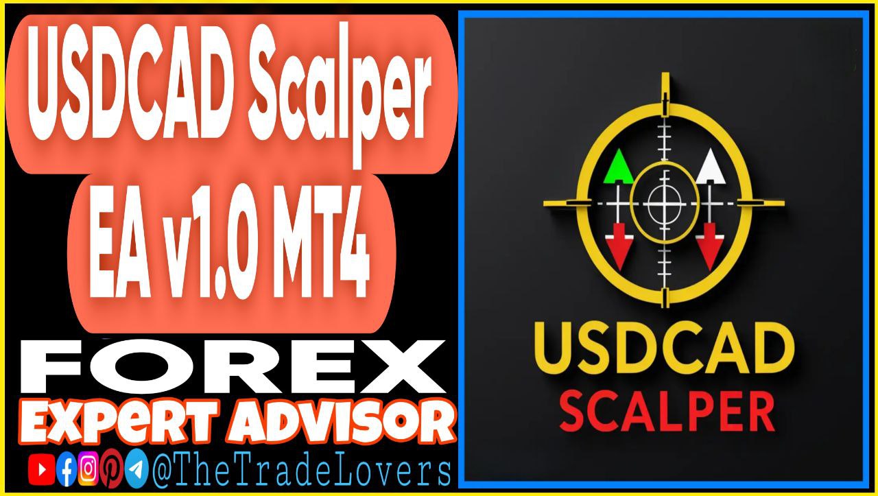 USDCAD Scalper EA v1.0 MT4 Presets (Works on Build 1441 ) | Forex Robot | MT4 Expert Advisor