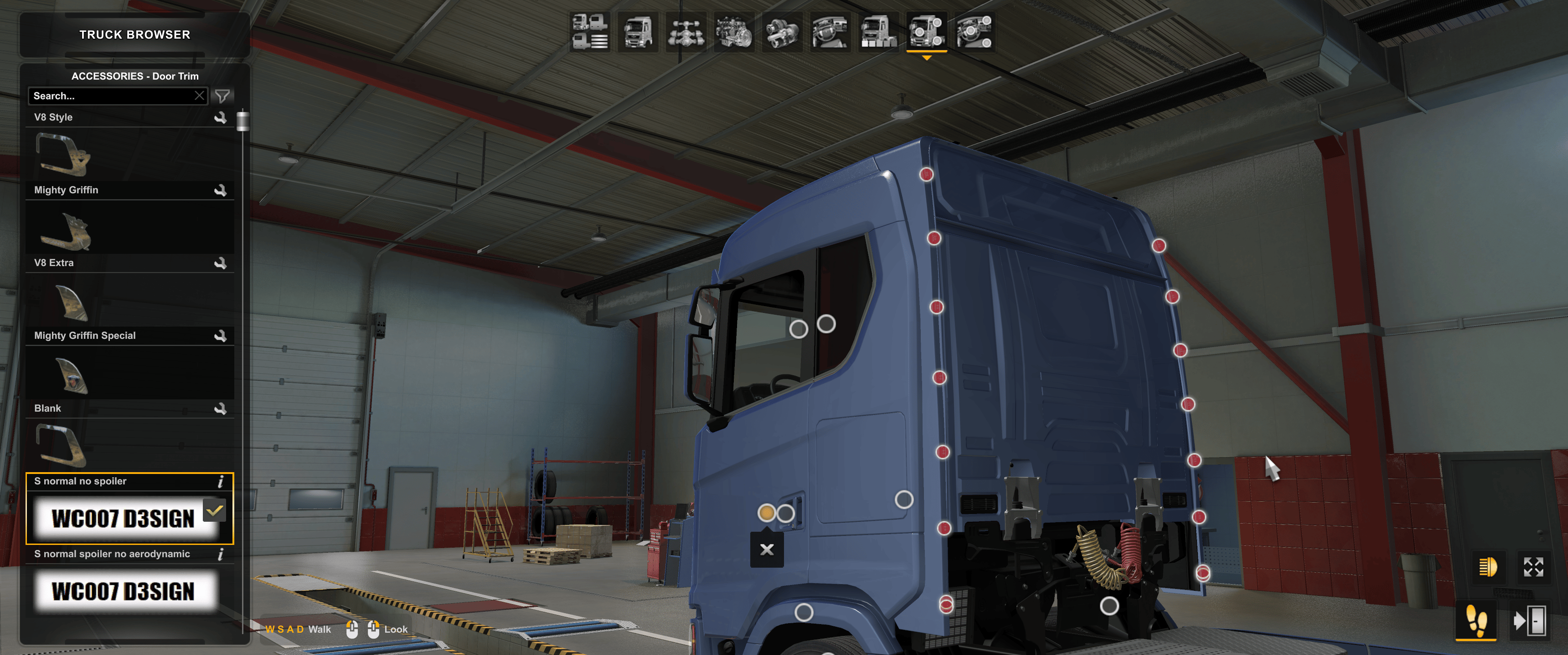 *[spoilers tuning part] Scania NG Cab spoiler delete mod - Payhip