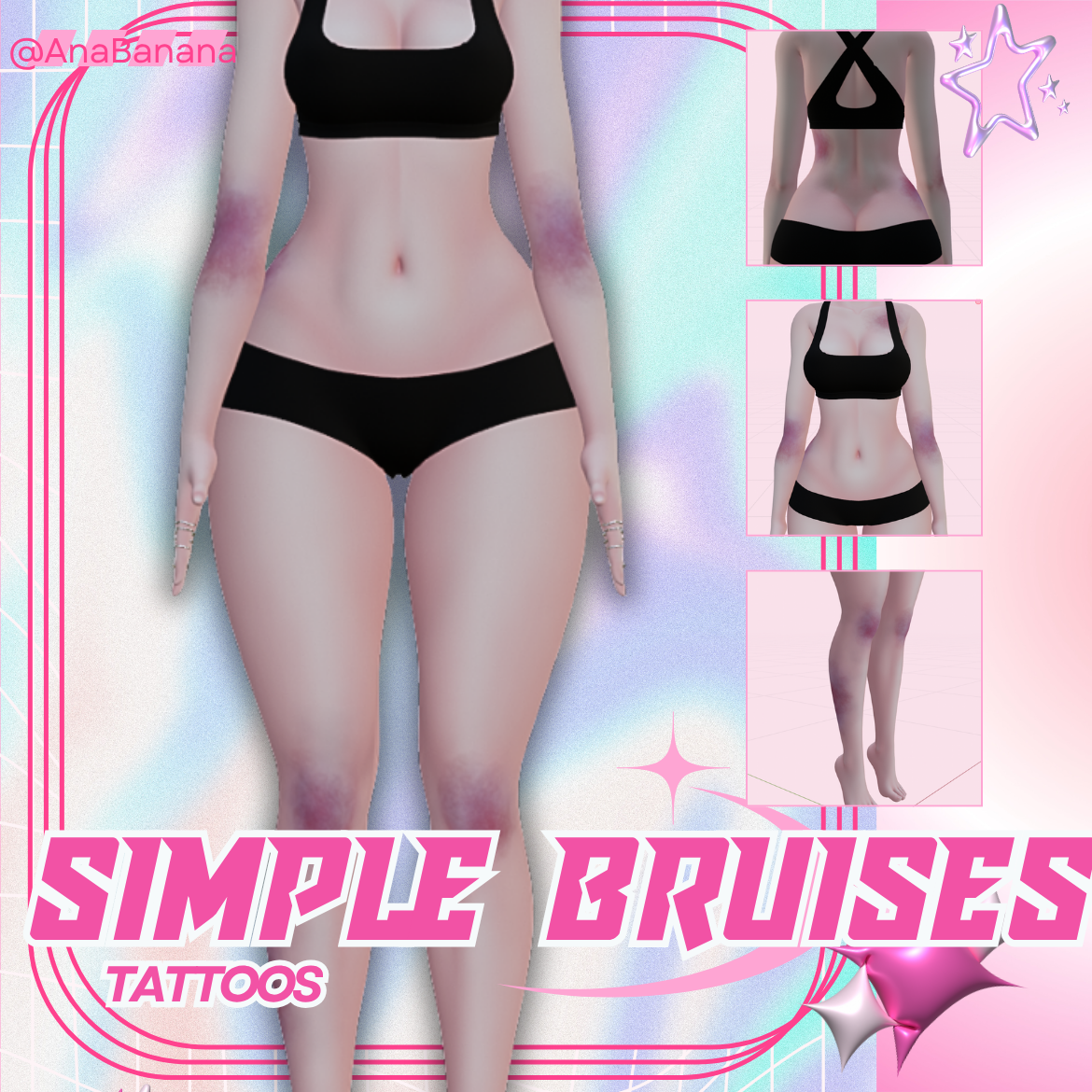 🩹 Simple Bruises | Vrbase Egirl 