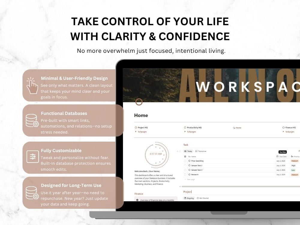 All in One Freelance Notion Workspace - Payhip