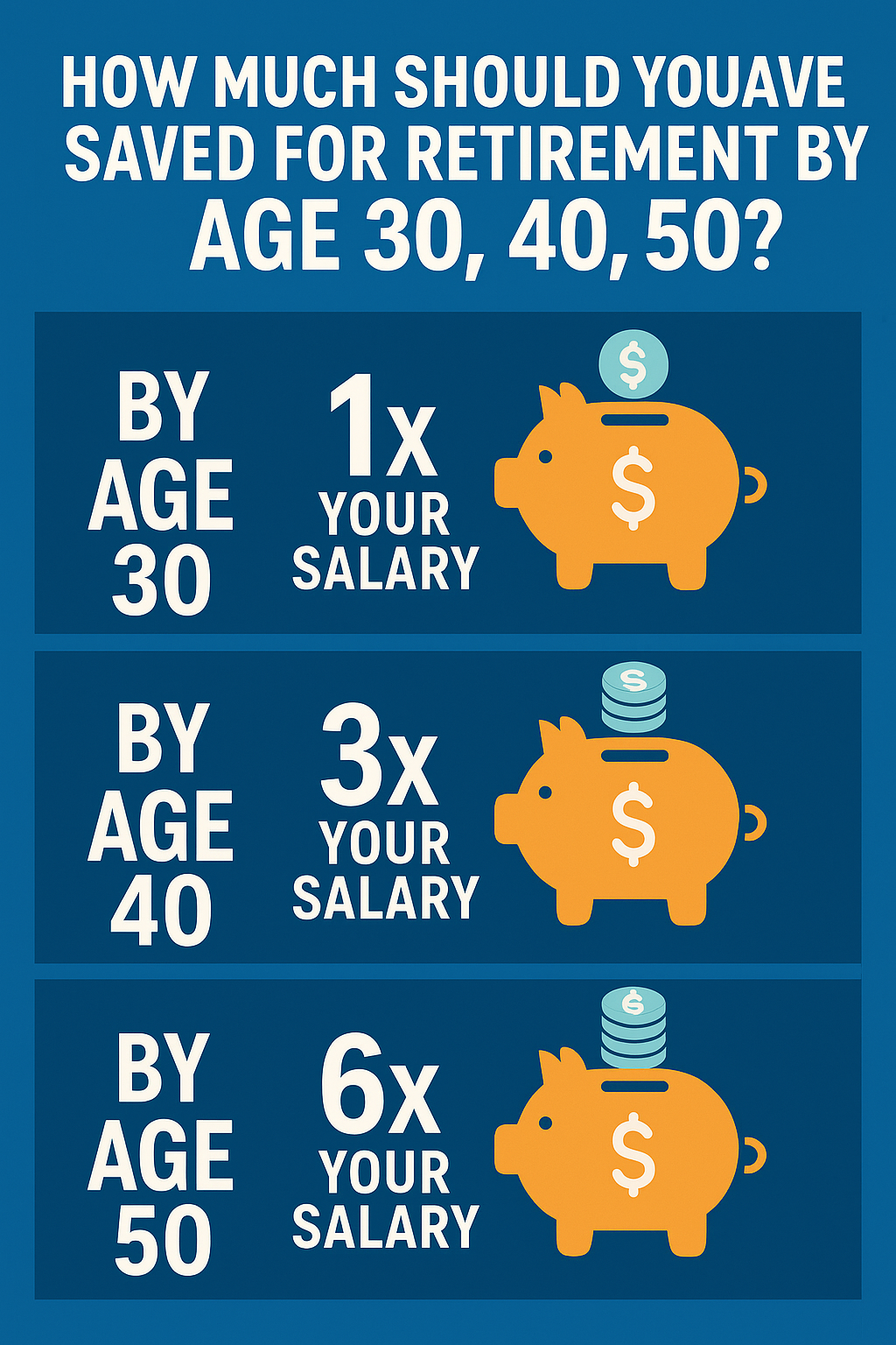 how much do you need to save for retirement by age