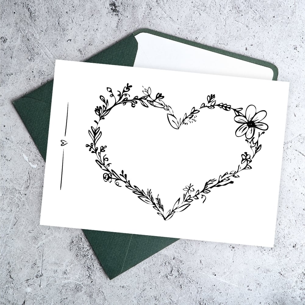 "Encouragement & Blessing" Printable Cards  (B&W PDF)