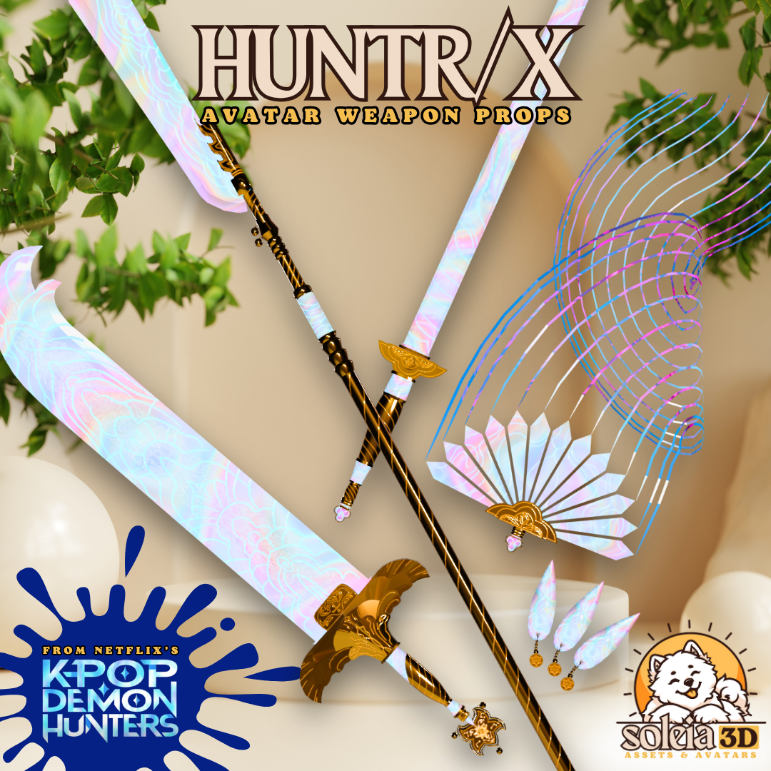 HUNTR/X Weapons (Rumi/Mina/Zoey - KPop Demon Hunters)