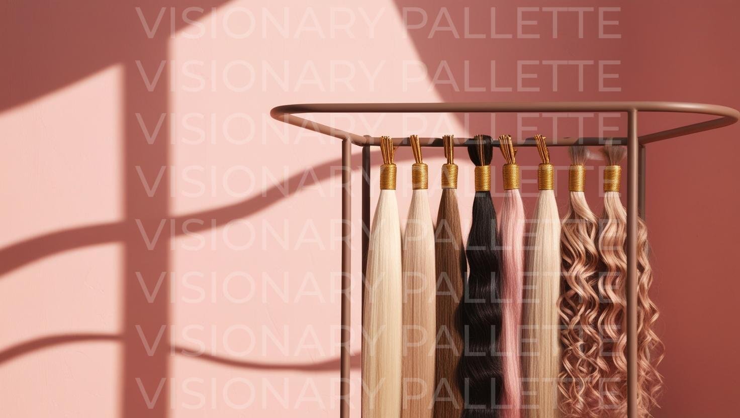 Extension Pink Layout. Pink Boho Style: Hair Extensions - Payhip