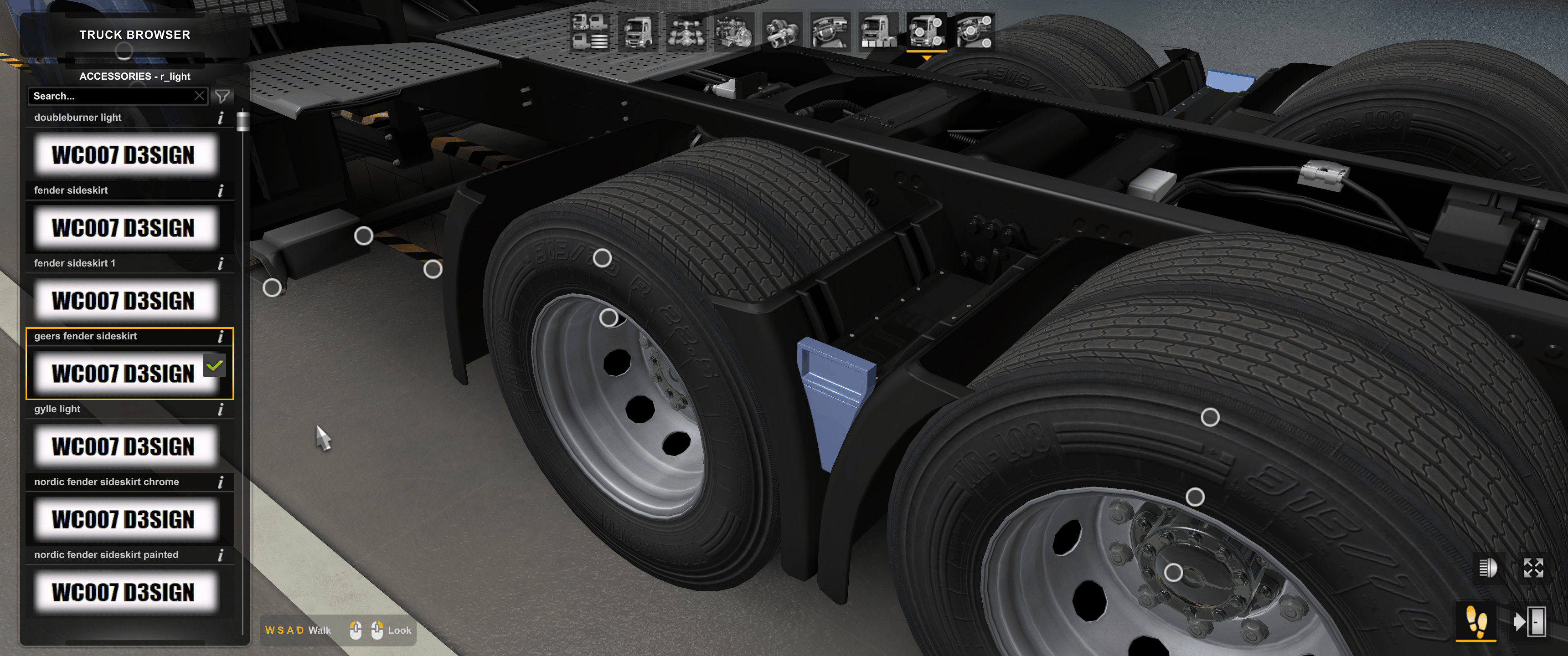 ;*[r_light tuning part] Scania NG rear fender Geers sideskirt - Payhip