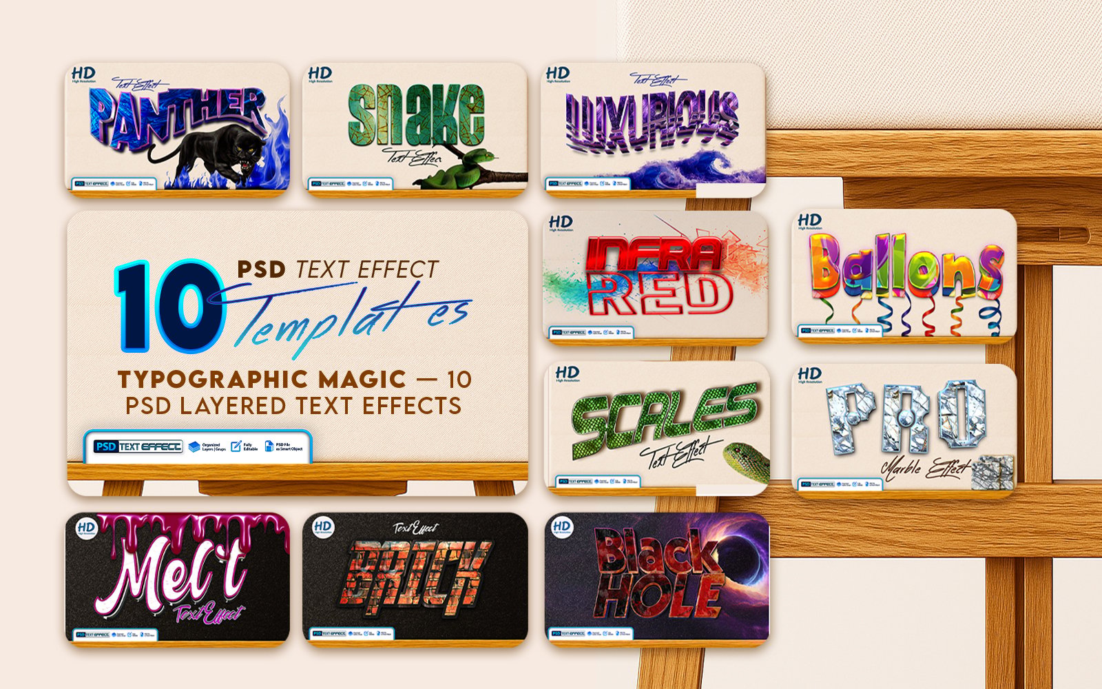Typographic Magic — 10 PSD Layered Text Effects - Payhip