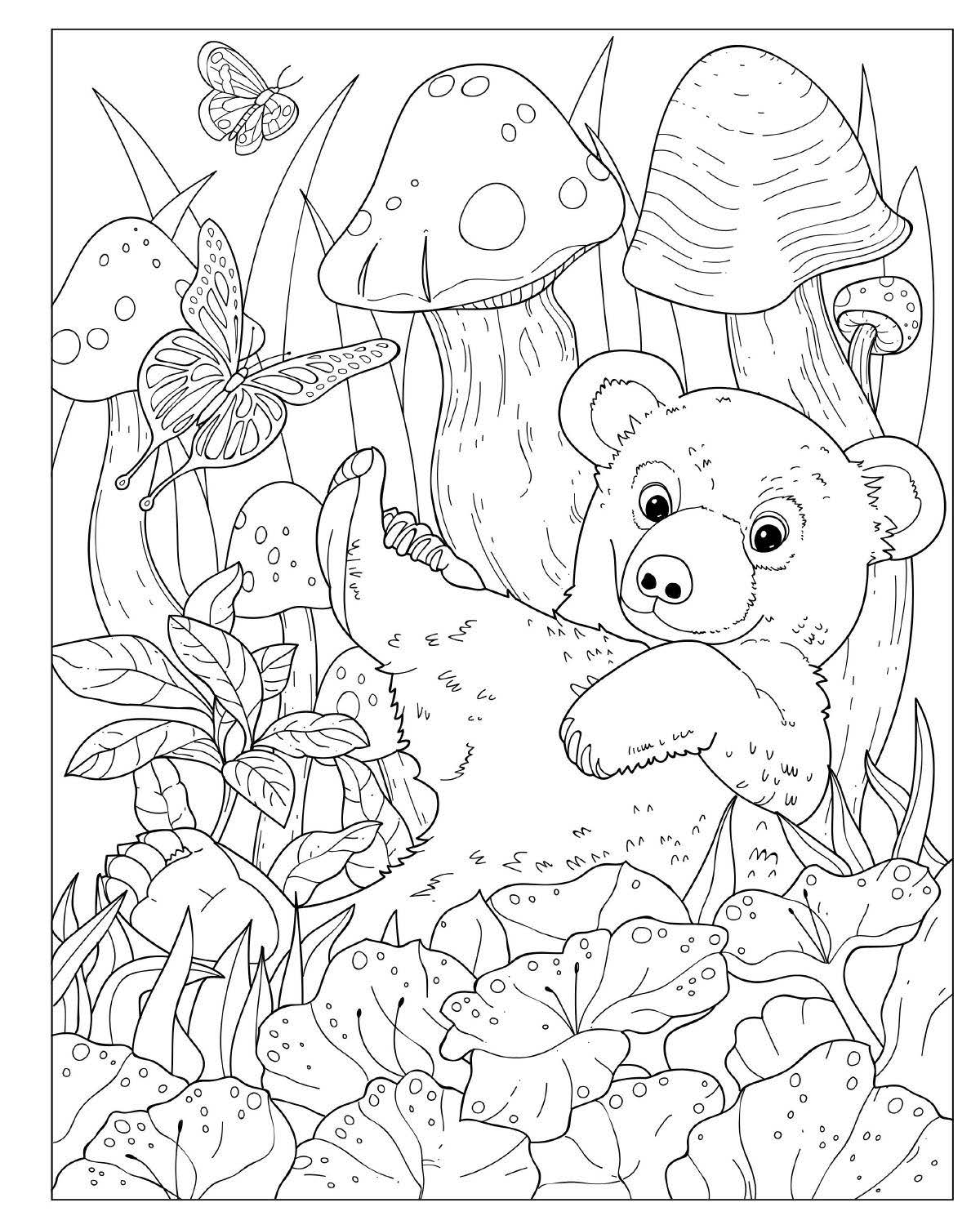 Baby Animals Coloring book