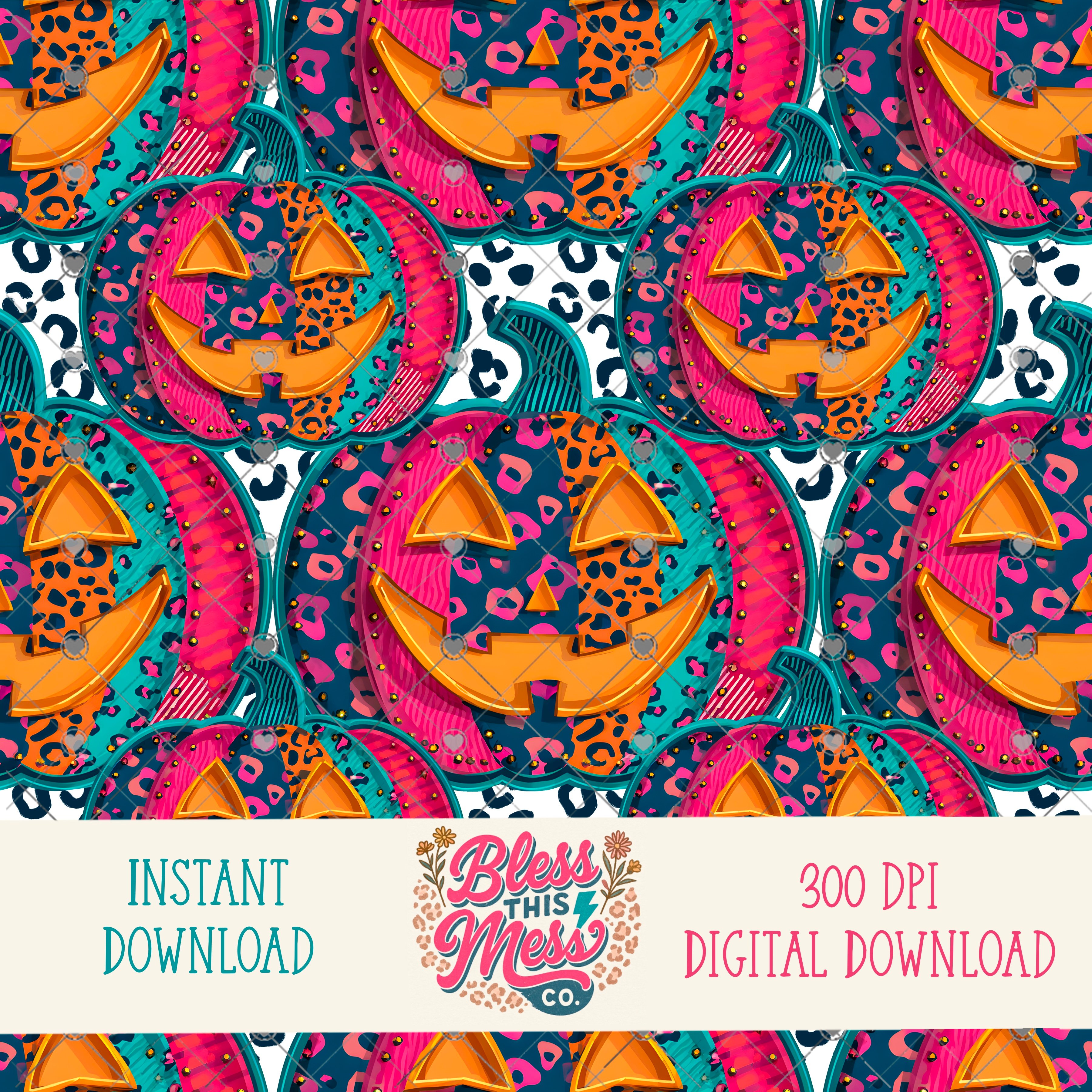 Bright Pumpkin Seamless - Payhip