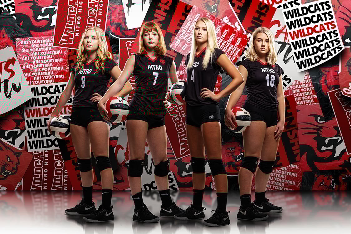 Plastered, Media Day, Photoshop Template, Digital Background, Design for Teams and Schools, College Athletes, Customizable, Professional, Workflow Tools, Sports, T&I, Volume Photography