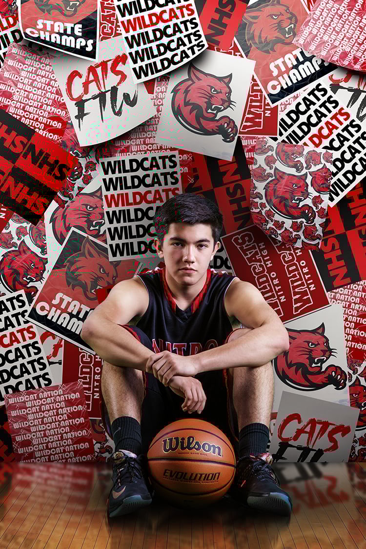 Plastered, Media Day, Photoshop Template, Digital Background, Design for Teams and Schools, College Athletes, Customizable, Professional, Workflow Tools, Sports, T&I, Volume Photography