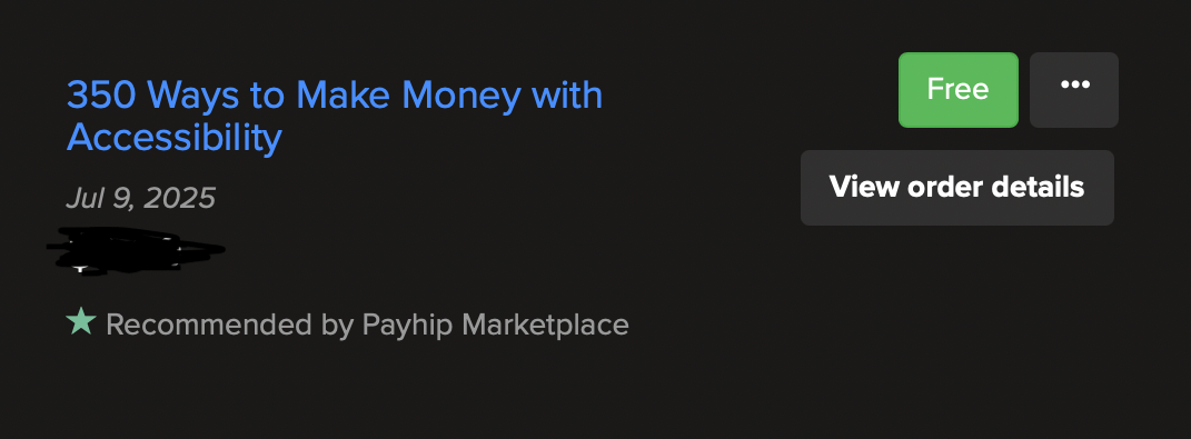 product is recommended by payhip marketplace