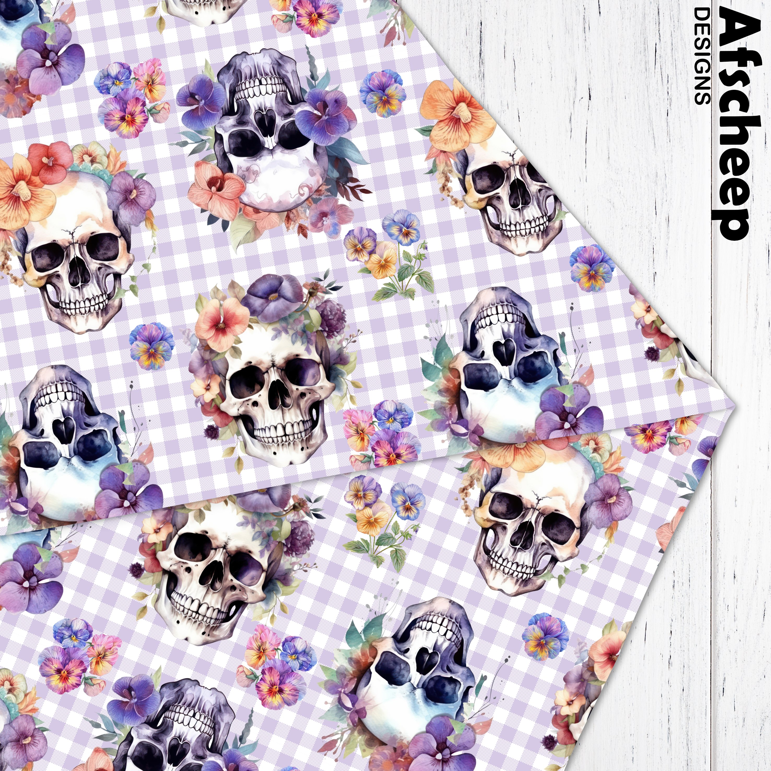 Floral Skulls - Payhip