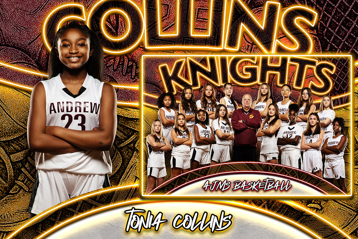 Cluttered Template Deign, Digital Background, Photoshop Layers, Sports, Teams, Seniors, Schools, Youth, Volume Photography, Workflow Tools, College, Athletes, Media Day, Photo Day