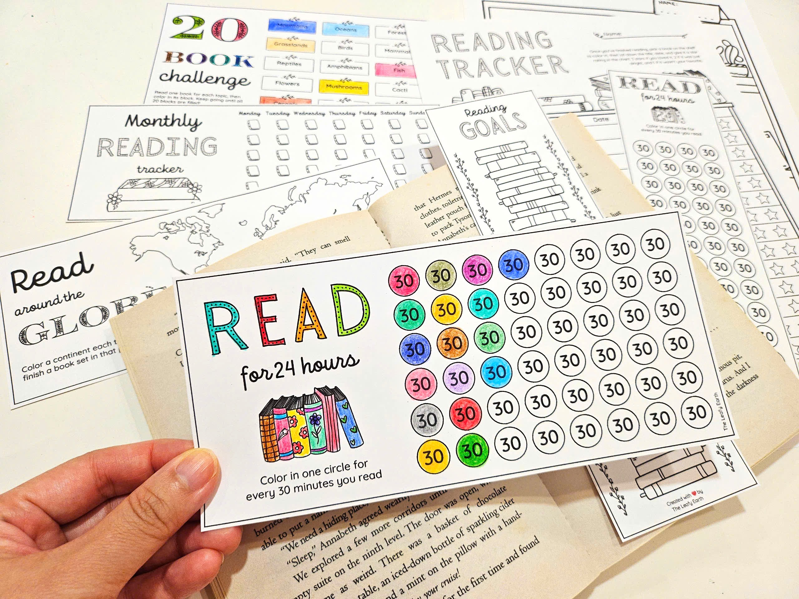Reading Log and Tracker Printable - Payhip