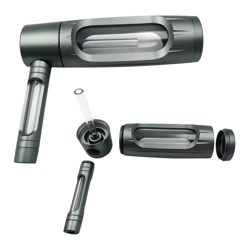 New Metal Popular Bottle Water Pipe Portable Mini Hookah Shisha Tobacco Smoking Pipes Gift of Health Metal Tube Filter