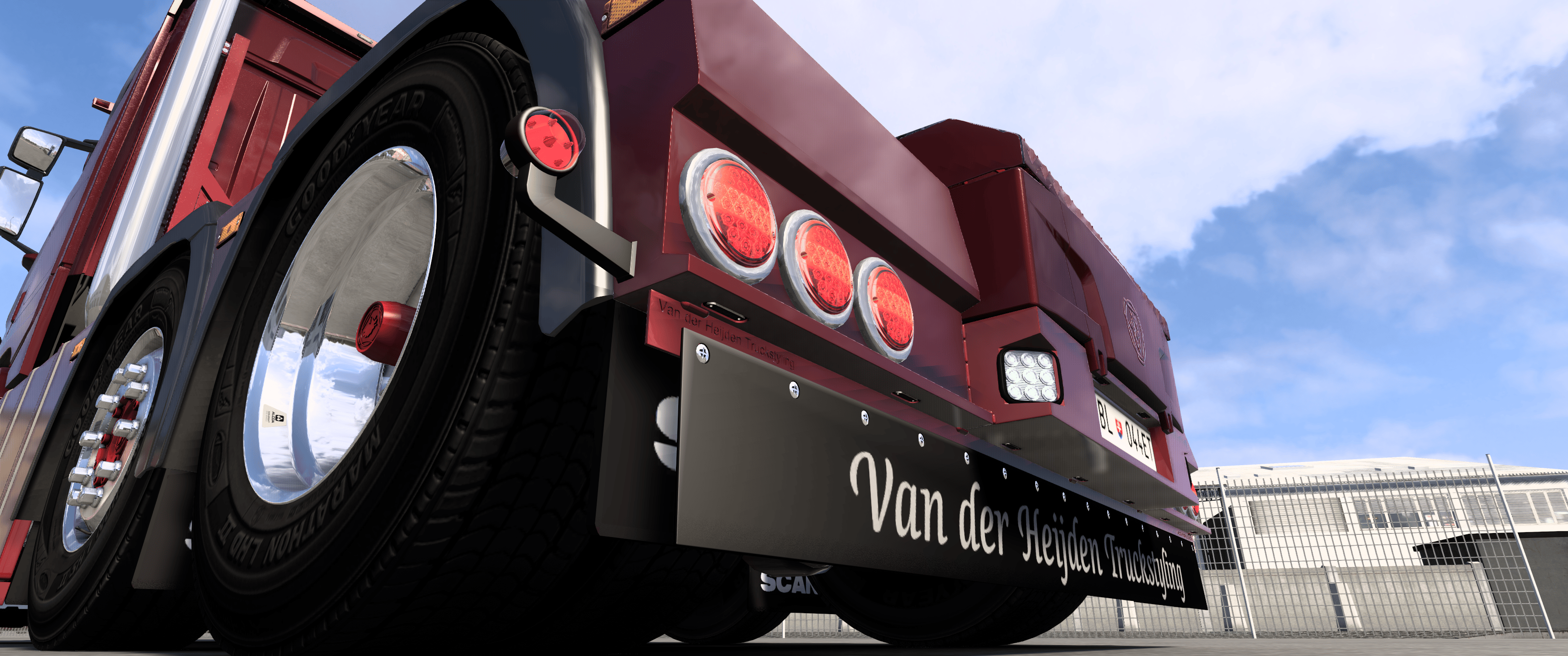 [rear bumper tuning part] Scania NG Van der Heijden rear bumper - Payhip
