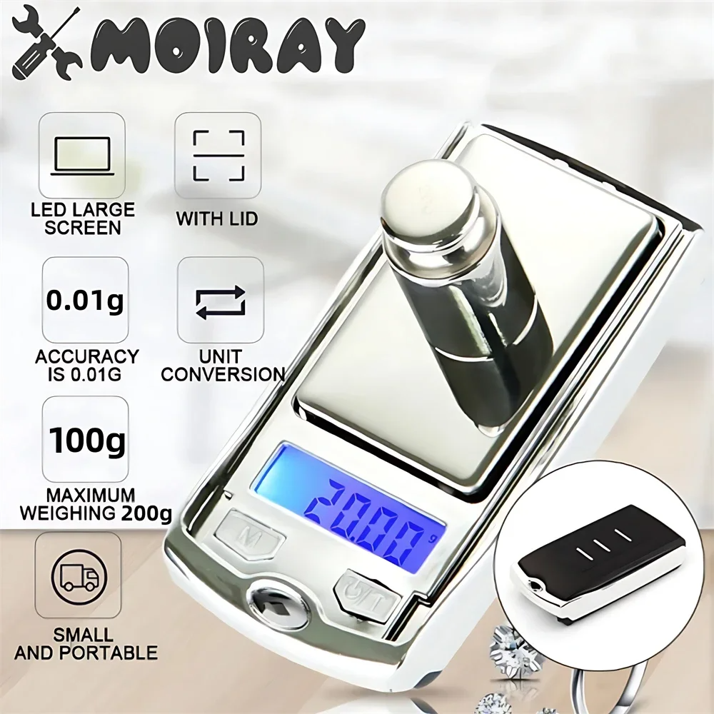 mini digital scale, pocket scale UK, jewelry weighing scale, portable gram scale, 200g 0.01g scale, car key scale, precise kitchen scale, small digital scale, high precision pocket scale, uk measuring tools, digital mini scale for gold, coin weighing scal