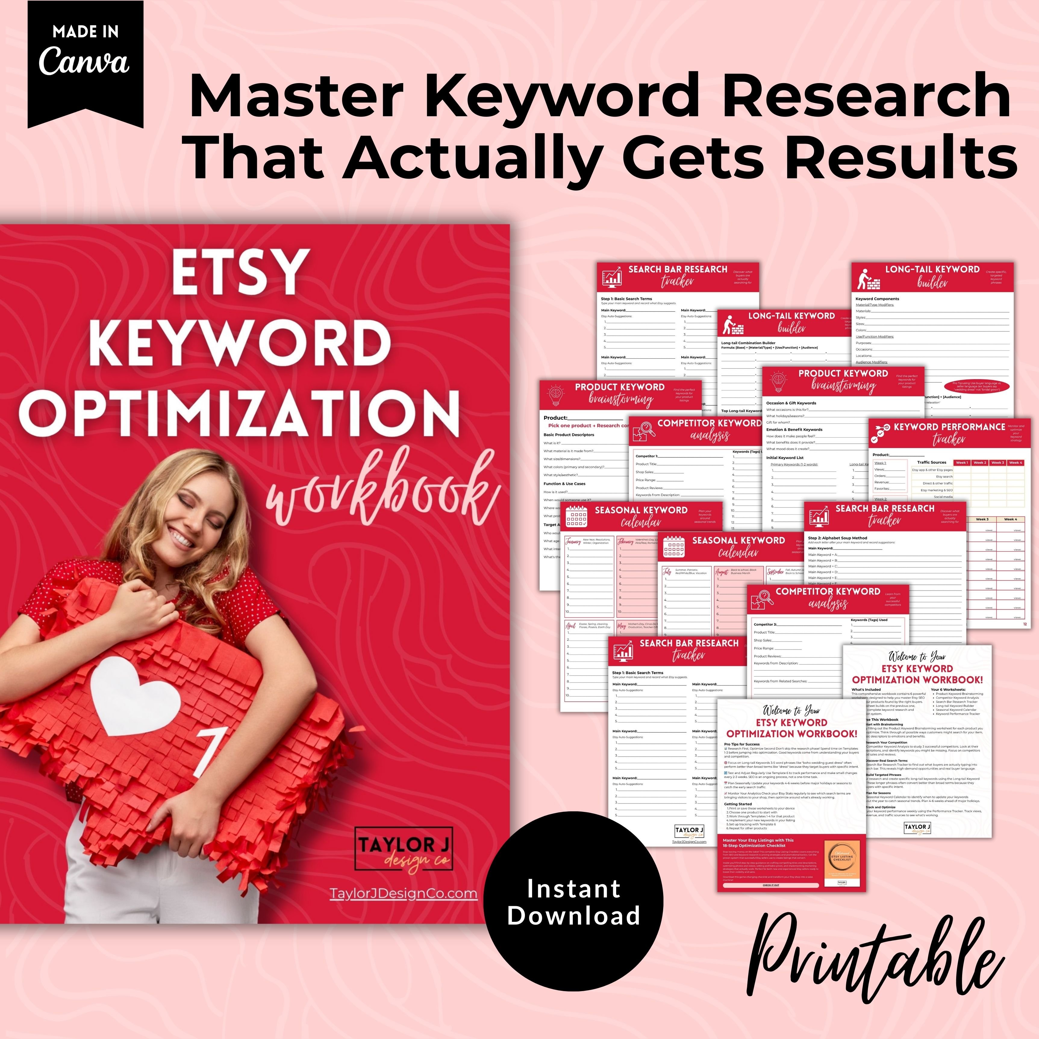 Etsy Keyword Optimization Workbook - Payhip