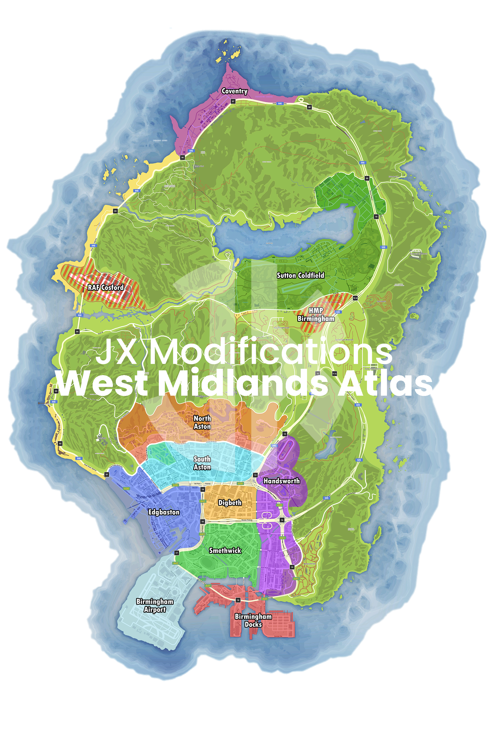 JX Modifications - Atlas Maps