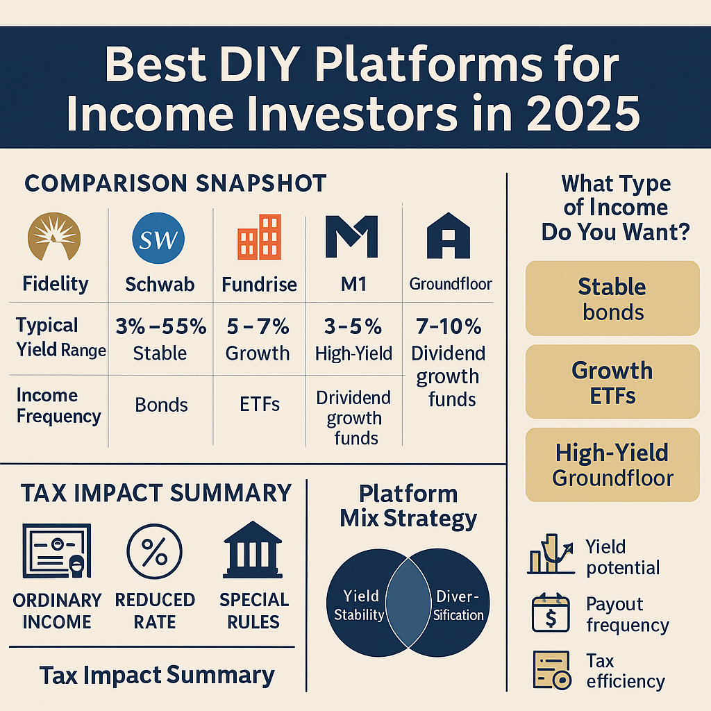 best DIY platforms for income investors