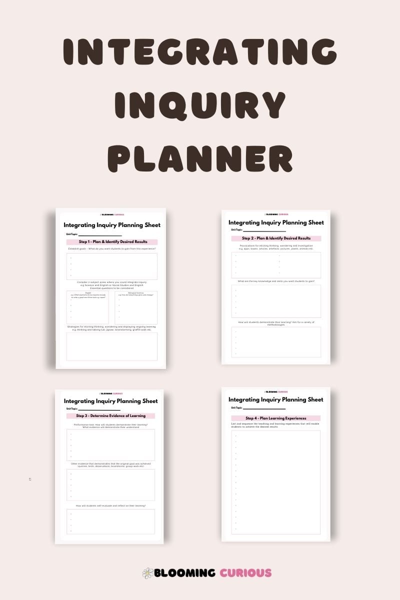 Integrating Inquiry planner