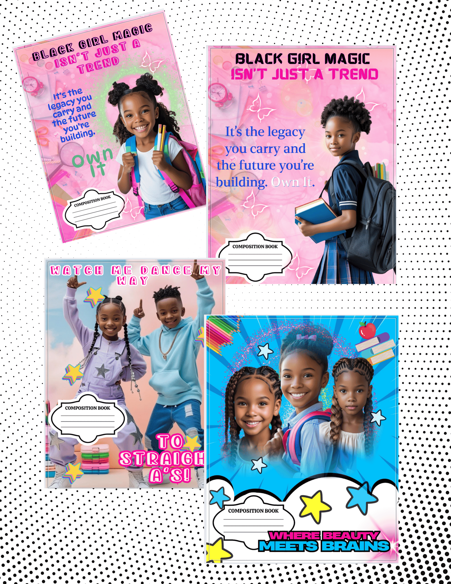 EmpowerHER Bundle - Composition Notebook Design - Payhip