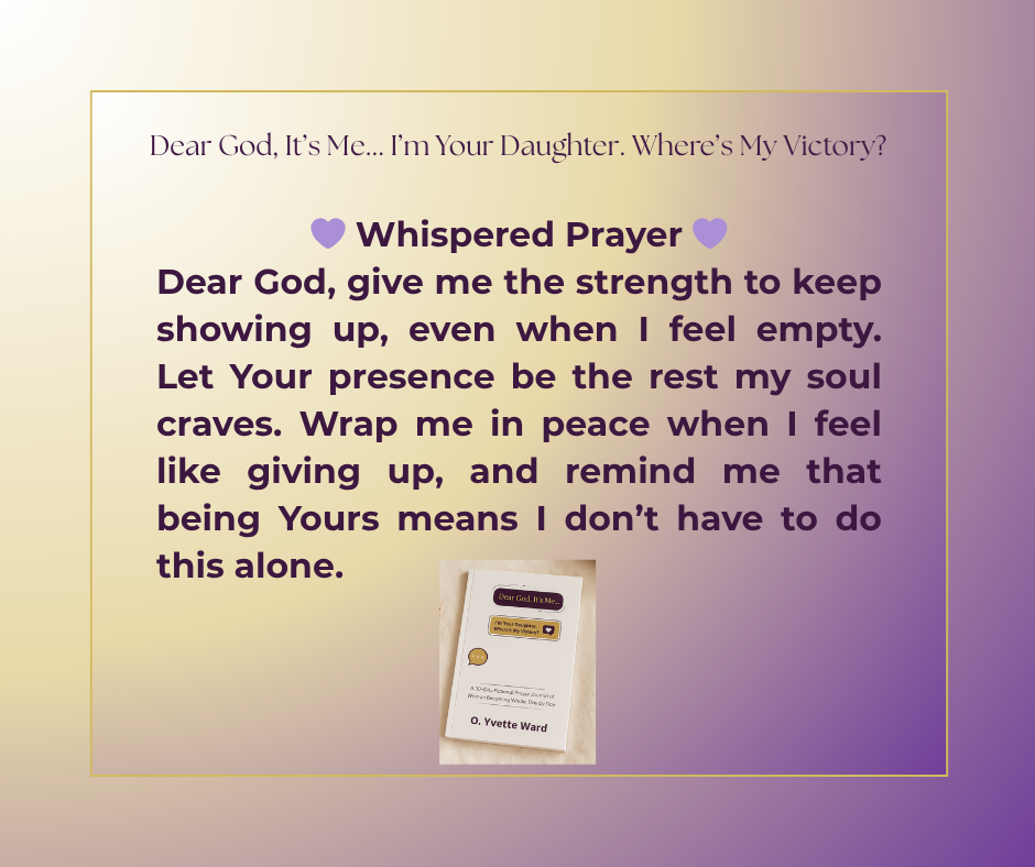 Whispered Prayer from Letter 1 in the ebook