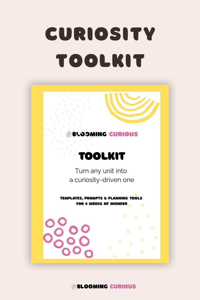 Curiosity Toolkit for planning integrated units of work
