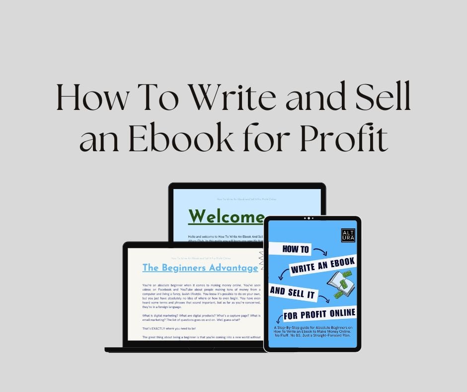 How To Write An Ebook And Sell It For Profit Online