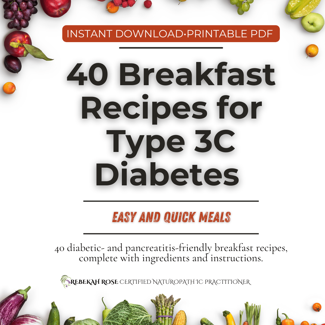 40 Breakfast Recipes for Type 3C Diabetes e-Book PDF - Payhip