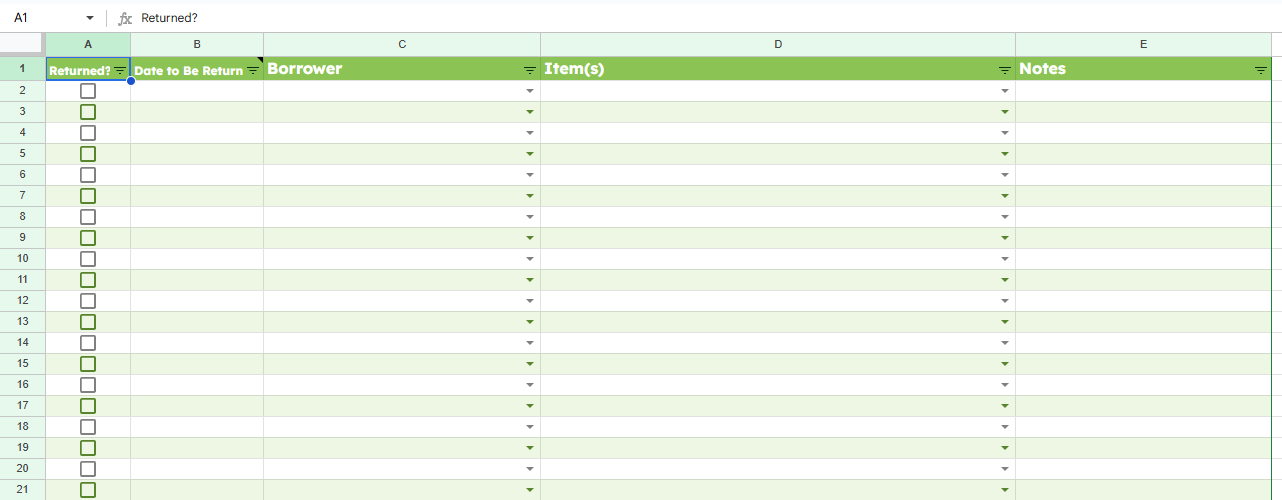 Return Me! A Google Sheets and GScript Solution - Payhip