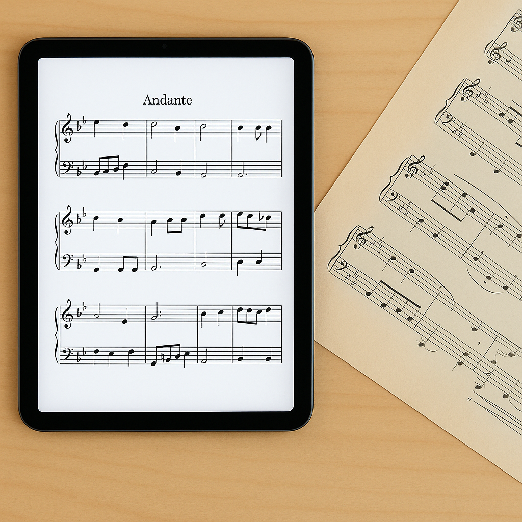 Digital sheet music for Band