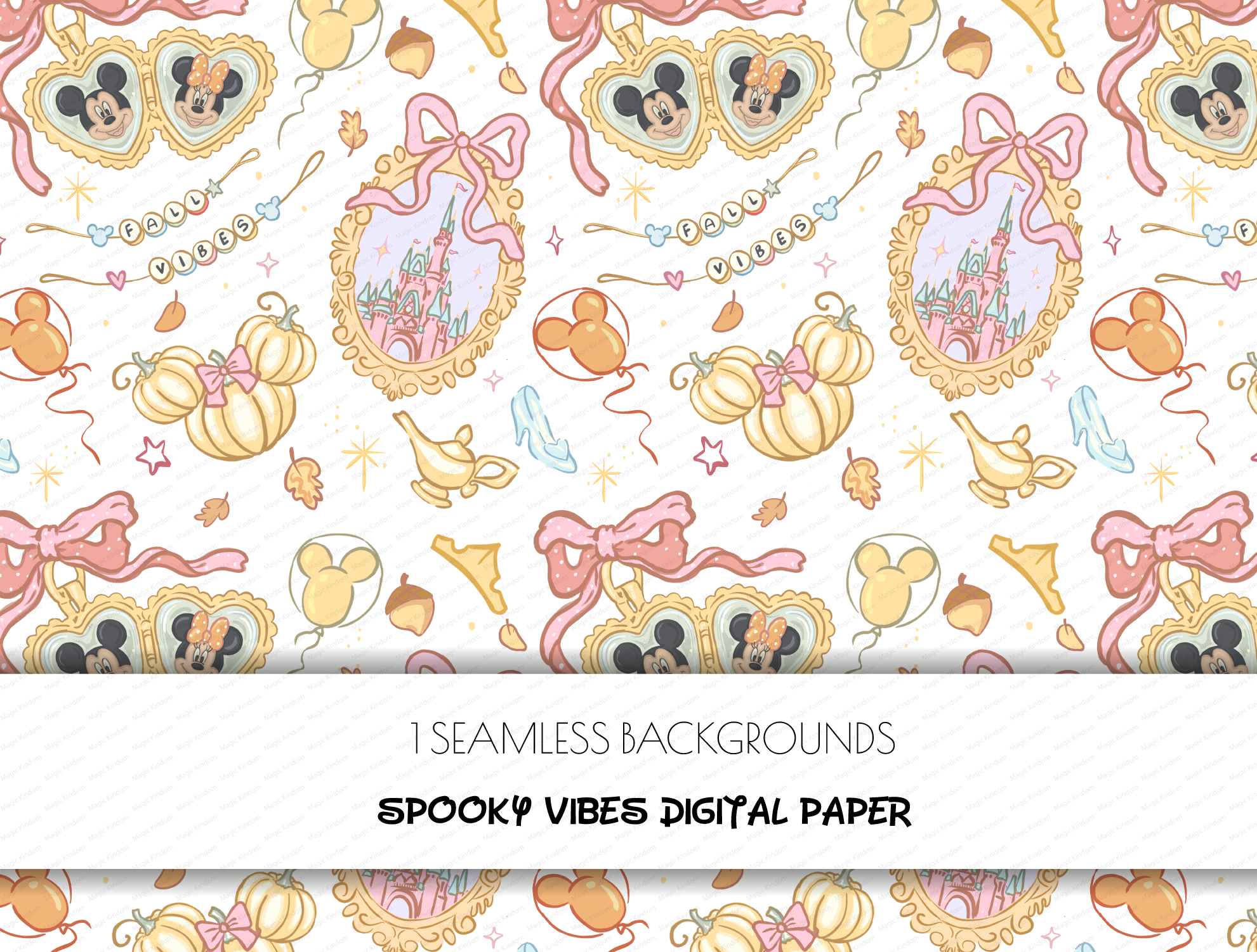 Disney Camera Seamless Pattern Disney,Magic Kingdom,Disney Friends,digital paper,Mouse and Friends ...