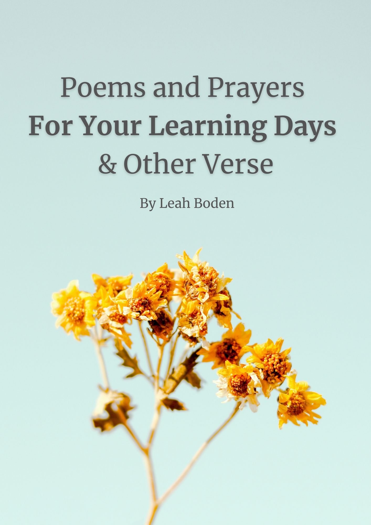 Poems And Prayers For Your Learning Days - Payhip