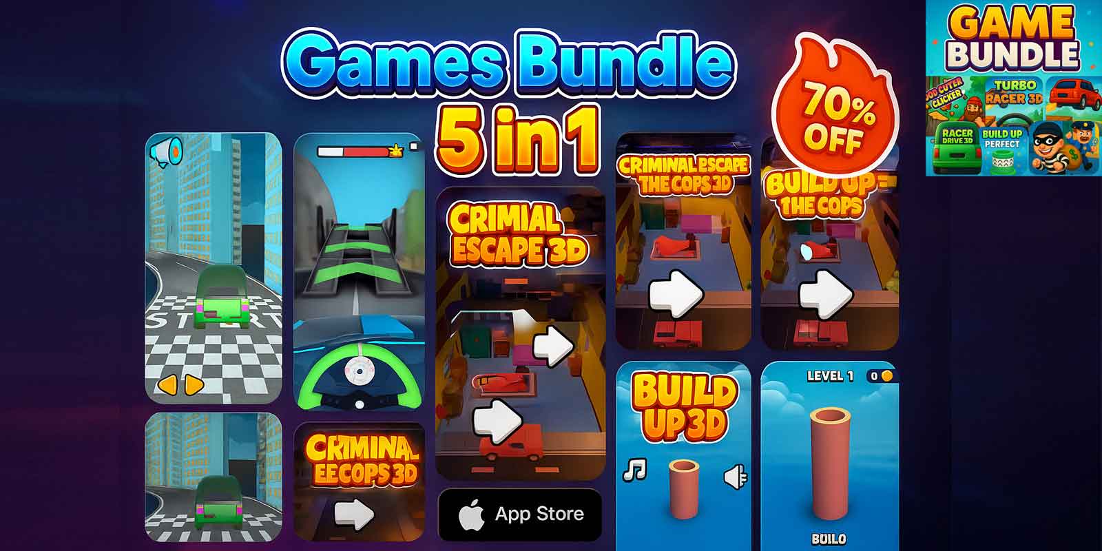 5-In-1 Unity Hyper Casual Games - Payhip