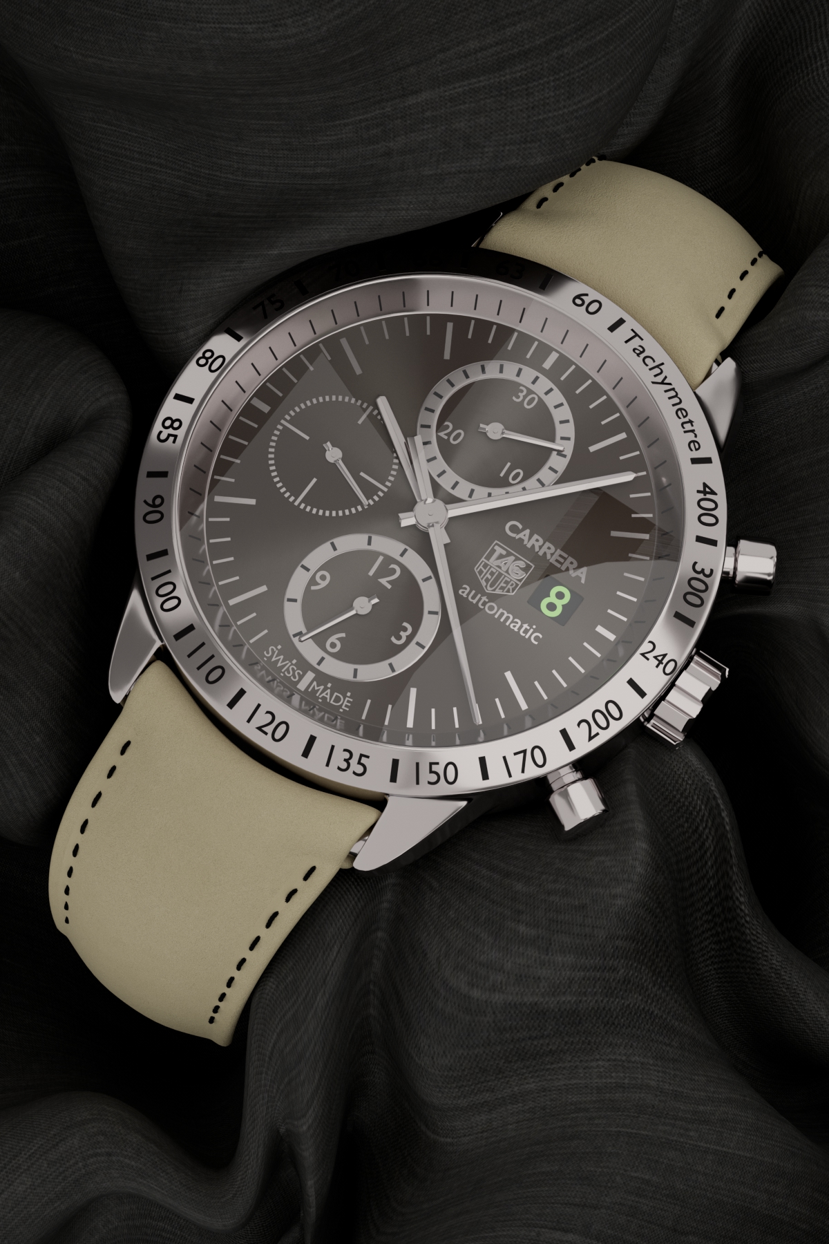 c4d and corona render Carrera watch rendering