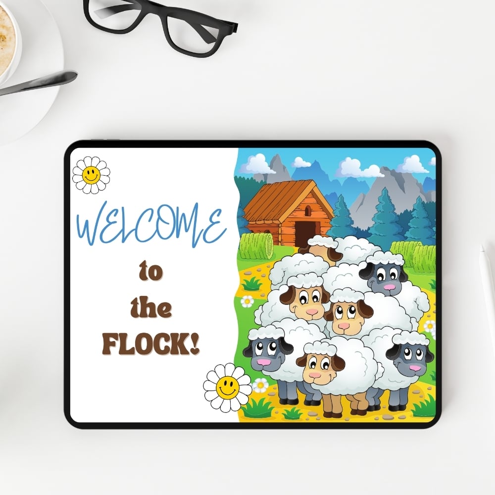 “Welcome to the Flock” - JW Baptism Card – Jehovah’s Witnesses Baptism Special