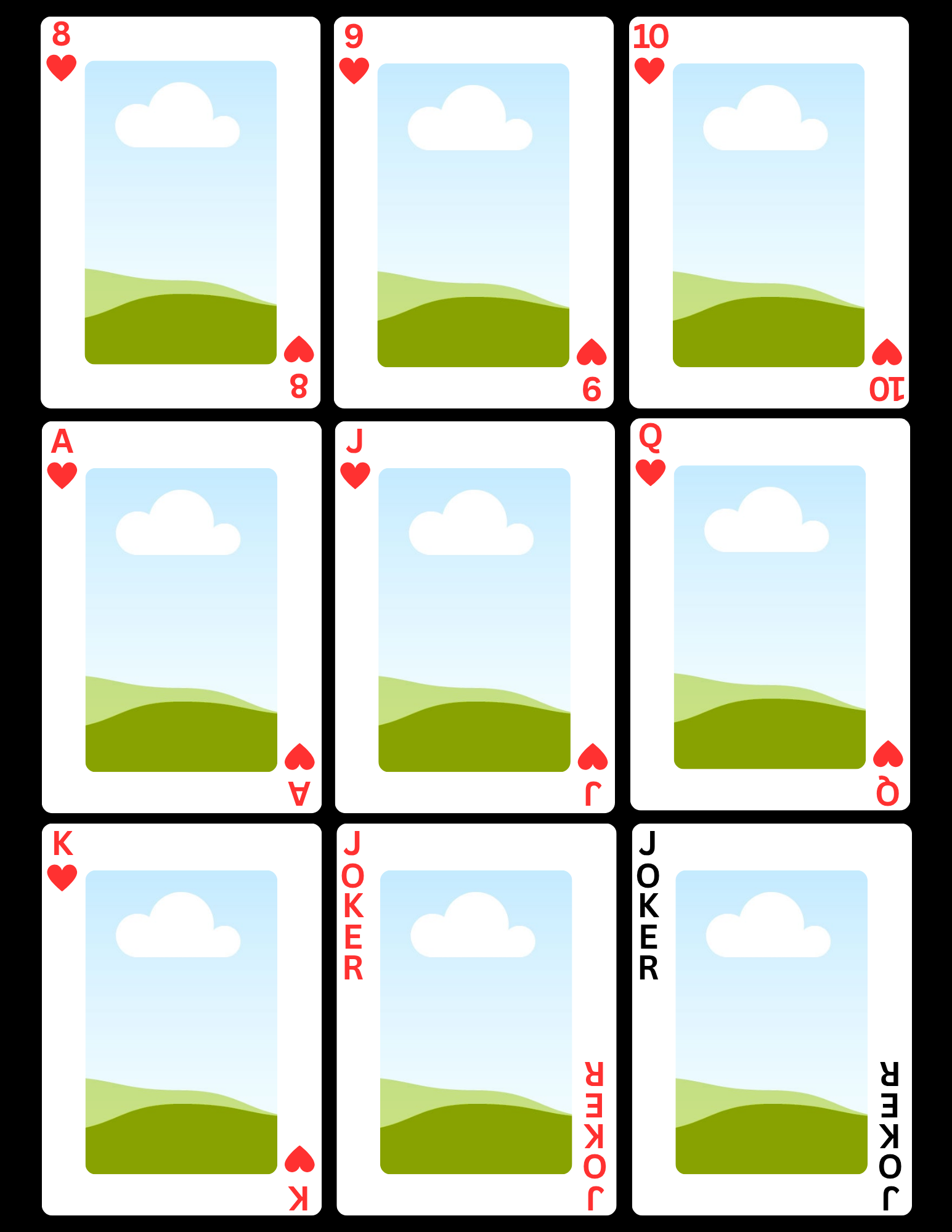 54 Poker Cards Template A4 Size Sheet Payhip 54-poker-cards-template-a4-size-sheet-payhip