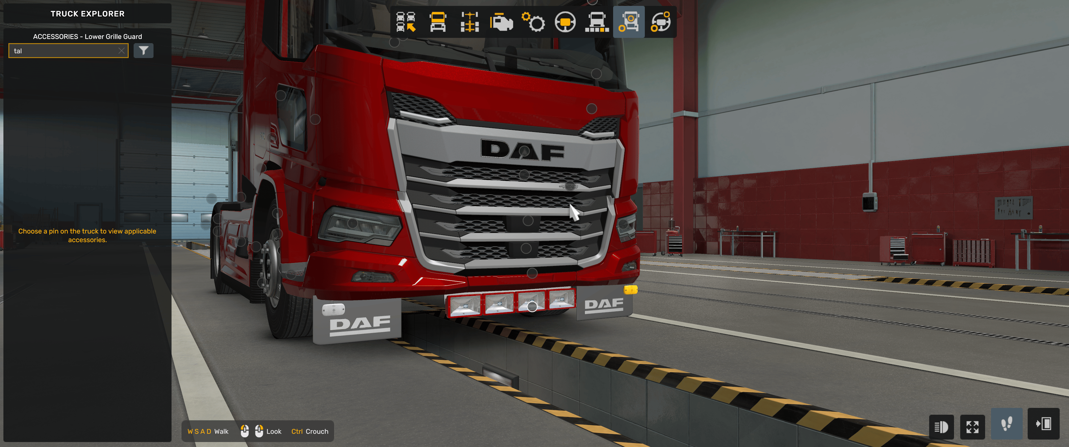 [b_grill tuning part] DAF XD front bumper high beams with slots - Payhip